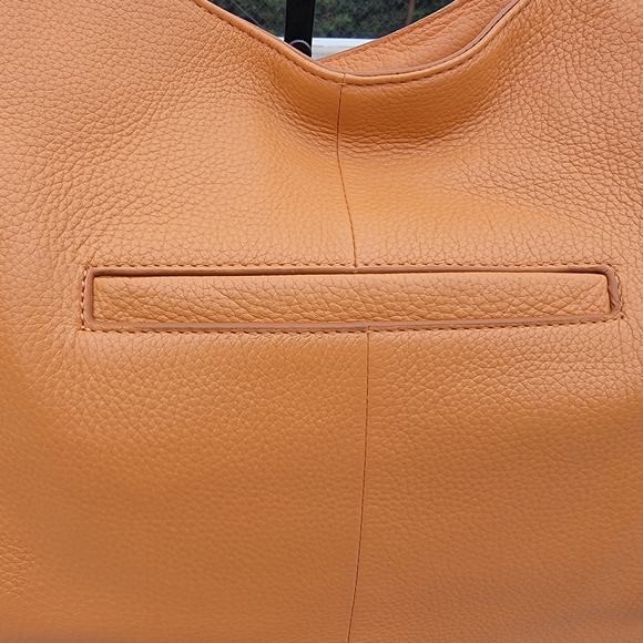Lodis Texas Leather Sutton Tote/crossbody In Nectarine - Picture 9 of 16